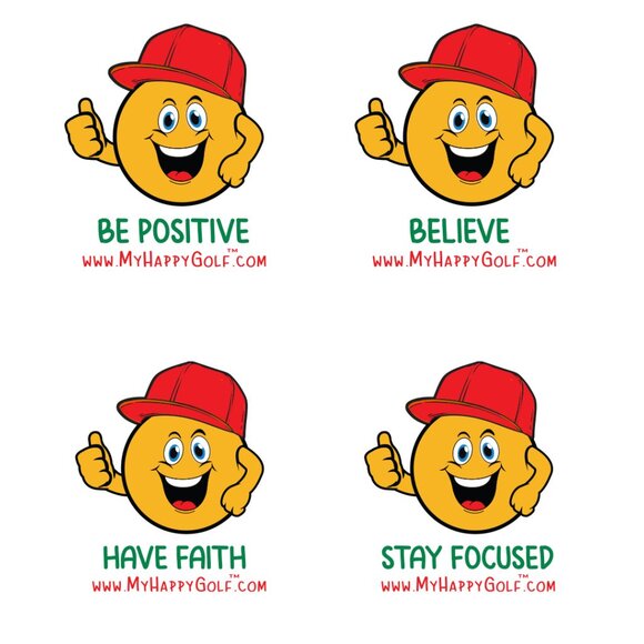 My Happy Golf 8 Ball + Accessory Gift Set - Picture 1 of 9